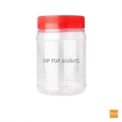 Pet Jar 4018-Red Lid