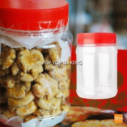 Pet Jar 4018-Red Lid