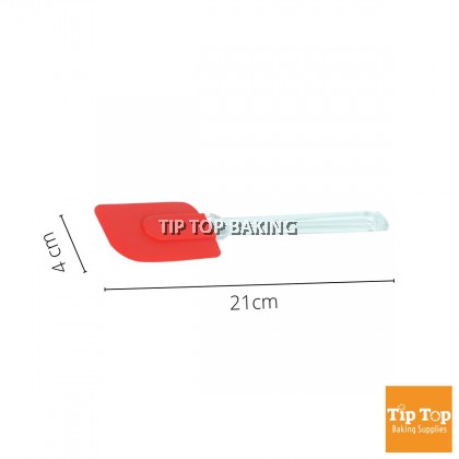 1piece Transparent Silicone Spatula (S)