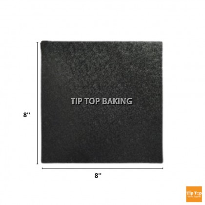 Cake Board Sq (Black) 8